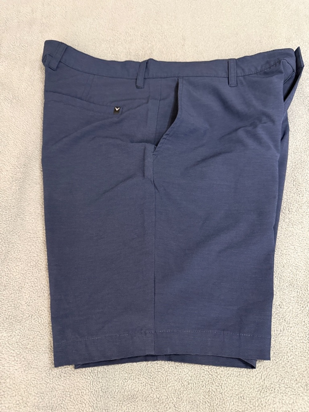 Callaway Men's Flat Front Golf Shorts in Navy